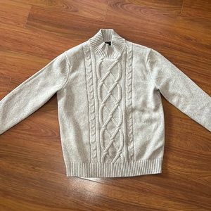 Italian yarn (80% wool) banana republic sweater L